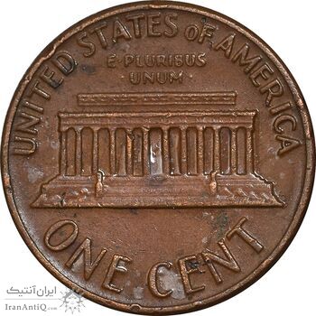 سکه 1 سنت 1970D لینکلن - EF45 - آمریکا