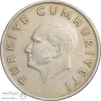 سکه 100 لیر 1987 جمهوری - EF45 - ترکیه