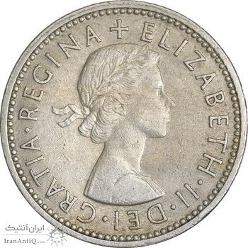 سکه 1 شیلینگ 1960 الیزابت دوم - سپر اسکاتلند - EF45 - انگلستان