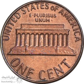 سکه 1 سنت 1982D لینکلن - AU55 - آمریکا