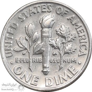 سکه 1 دایم 1989P روزولت - AU55 - آمریکا سکه 1 دایم 1989P روزولت - AU55 - آمریکا