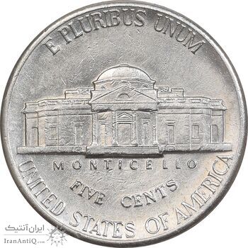 سکه 5 سنت 1992P جفرسون - AU50 - آمریکا