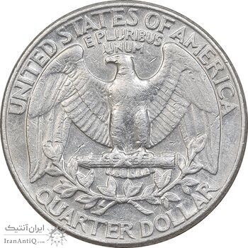 سکه کوارتر دلار 1991D واشنگتن - AU50 - آمریکا