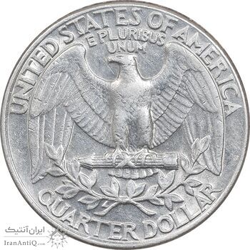 سکه کوارتر دلار 1990D واشنگتن - AU50 - آمریکا