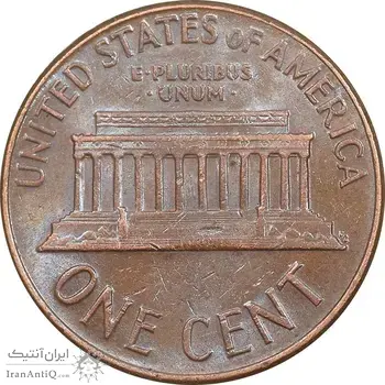 سکه 1 سنت 1964D لینکلن - AU50 - آمریکا