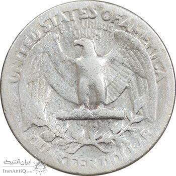 سکه کوارتر دلار 1943 واشنگتن - VF30 - آمریکا