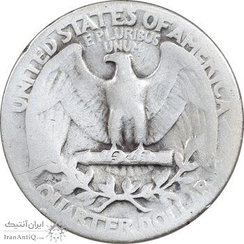 سکه کوارتر دلار 1944 واشنگتن - VF30 - آمریکا