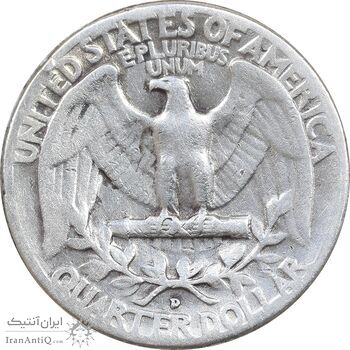 سکه کوارتر دلار 1951D واشنگتن - VF30 - آمریکا سکه کوارتر دلار 1951D واشنگتن - VF30 - آمریکا