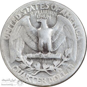 سکه کوارتر دلار 1943 واشنگتن - VF35 - آمریکا