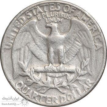 سکه کوارتر دلار 1967 واشنگتن - VF35 - آمریکا سکه کوارتر دلار 1967 واشنگتن - VF35 - آمریکا