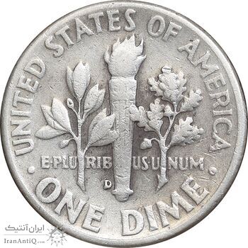 سکه 1 دایم 1960D روزولت - EF40 - آمریکا