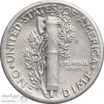 سکه 1 دایم 1942 مرکوری - EF40 - آمریکا