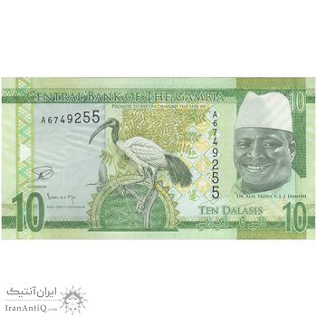 اسکناس 10 دالاسی بدون تاریخ (2015) جمهوری - تک - UNC64 - گامبیا