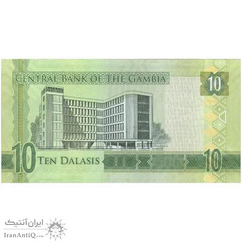 اسکناس 10 دالاسی بدون تاریخ (2015) جمهوری - تک - UNC64 - گامبیا