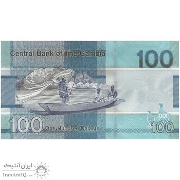 اسکناس 100 دالاسی 2023 جمهوری - تک - UNC64 - گامبیا