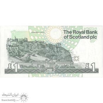 اسکناس 1 پوند 2001 الیزابت دوم - تک - UNC64 - انگلستان (اسکاتلند)