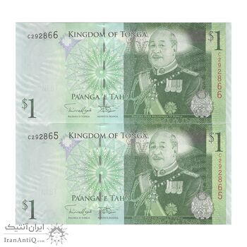 اسکناس 1 پاآنگا بدون تاریخ (2009) توپوی پنجم - جفت - UNC63 - تونگا
