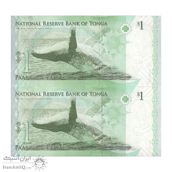اسکناس 1 پاآنگا بدون تاریخ (2009) توپوی پنجم - جفت - UNC63 - تونگا