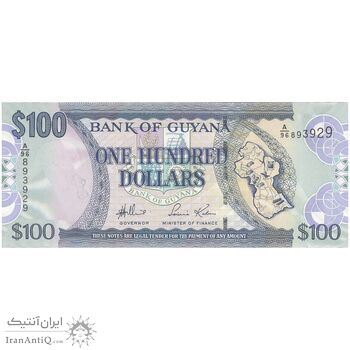 اسکناس 100 دلار بدون تاریخ (2005) جمهوری - تک - UNC63 - گویان