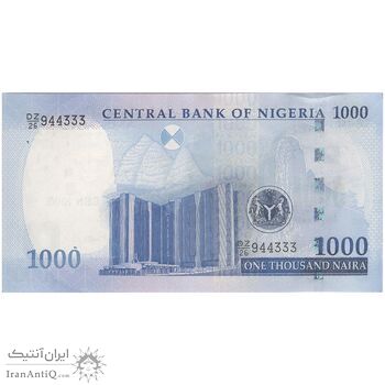 اسکناس 1000 نایرا 2022 جمهوری فدرال - تک - UNC63 - نیجریه