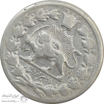 سکه 2000 دینار 1311 صاحبقران - AU58 - ناصرالدین شاه