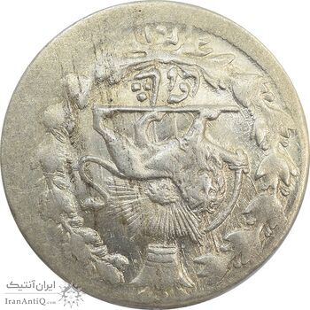 سکه شاهی 1301 (قالب اشتباه) چرخش 180 درجه - MS62 - مظفرالدین شاه