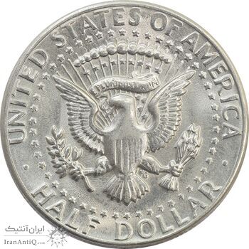 سکه نیم دلار 1971D کندی - MS62 - آمریکا