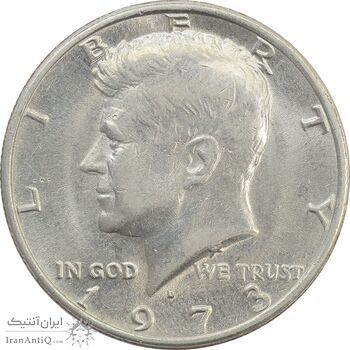 سکه نیم دلار 1973D کندی - AU50 - آمریکا