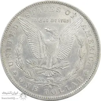 سکه یک دلار 1882O مورگان - AU50 - آمریکا