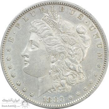 سکه یک دلار 1883O مورگان - AU58 - آمریکا