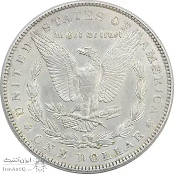 سکه یک دلار 1886 مورگان - EF45 - آمریکا