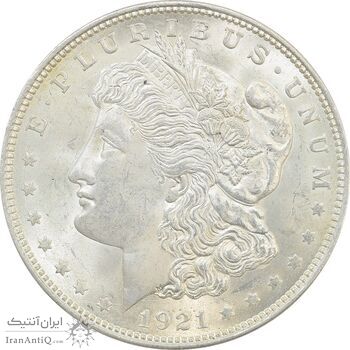 سکه یک دلار 1921 مورگان - MS63 - آمریکا