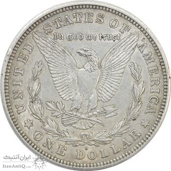 سکه یک دلار 1921D مورگان - EF45 - آمریکا سکه یک دلار 1921D مورگان - EF45 - آمریکا