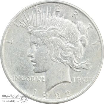 سکه یک دلار 1922 صلح - VF35 - آمریکا