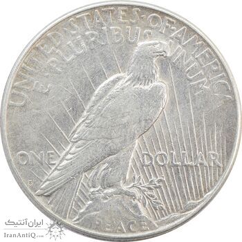 سکه یک دلار 1923S صلح - EF40 - آمریکا