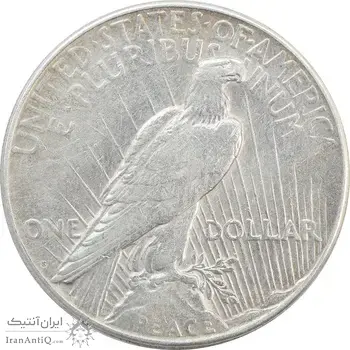 سکه یک دلار 1923S صلح - EF40 - آمریکا