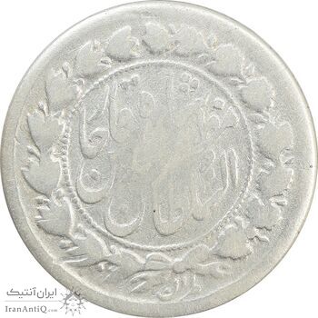 سکه 500 دینار 1322 (3 تاریخ مکرر) خطی - F - مظفرالدین شاه سکه 500 دینار 1322 (3 تاریخ مکرر) خطی - F - مظفرالدین شاه