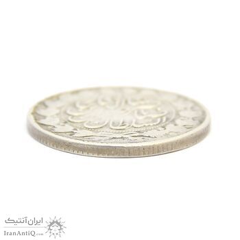 سکه 2000 دینار 1299 (1199 ارور تاریخ) صاحبقران - VF30 - ناصرالدین شاه