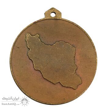 مدال آویز ورزشی برنز فدراسیون هندبال - AU - محمد رضا شاه مدال آویز ورزشی برنز فدراسیون هندبال - AU - محمد رضا شاه