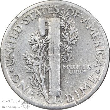 سکه 1 دایم 1943 مرکوری - EF40 - آمریکا