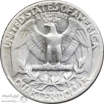 سکه کوارتر دلار 1953D واشنگتن - EF40 - آمریکا سکه کوارتر دلار 1953D واشنگتن - EF40 - آمریکا
