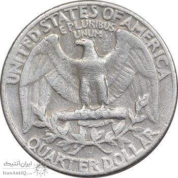 سکه کوارتر دلار 1967 واشنگتن - EF40 - آمریکا سکه کوارتر دلار 1967 واشنگتن - EF40 - آمریکا
