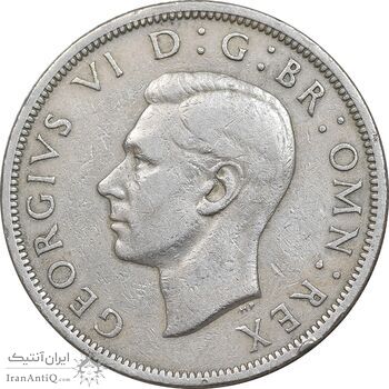 سکه 1/2 کرون 1947 جرج ششم - EF40 - انگلستان سکه 1/2 کرون 1947 جرج ششم - EF40 - انگلستان