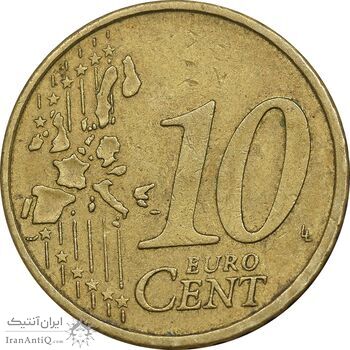 سکه 10 یورو سنت 2002 جمهوری سوم - EF40 - پرتغال