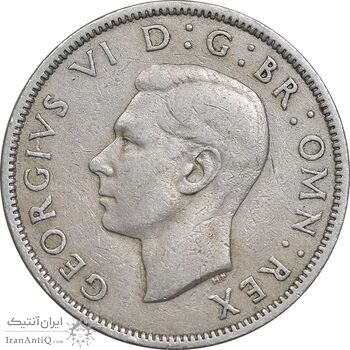 سکه 2 شیلینگ 1951 جرج ششم - EF45 - انگلستان