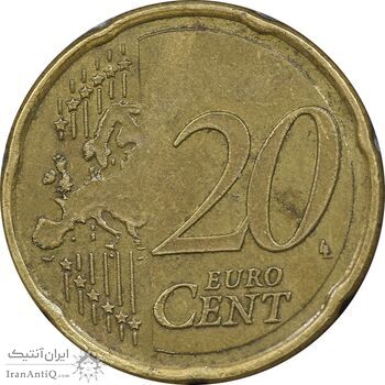 سکه 20 یورو سنت 2008 جمهوری - EF45 - قبرس