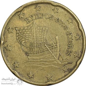 سکه 20 یورو سنت 2008 جمهوری - EF45 - قبرس