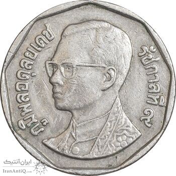 سکه 5 بات 2007 رامای نهم - EF45 - تایلند