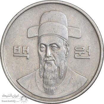 سکه 100 وون 1984 جمهوری - EF45 - کره جنوبی