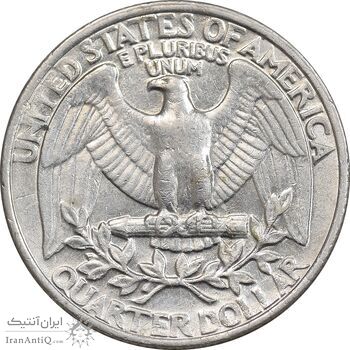 سکه کوارتر دلار 1985P واشنگتن - AU50 - آمریکا